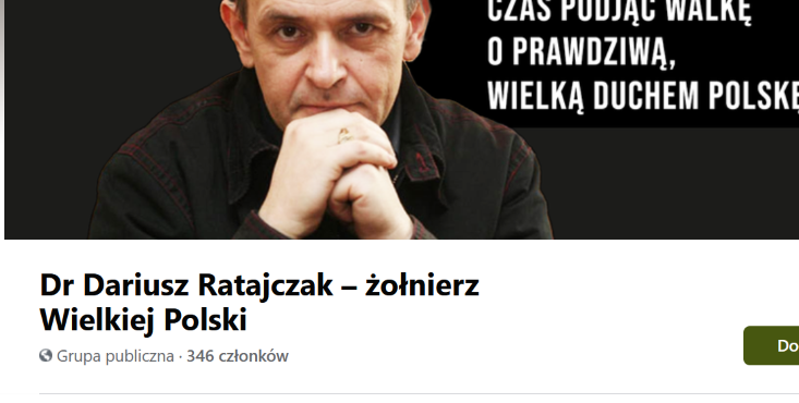 Dr Dariusz Ratajczak – żołnierz Wielkiej Polski